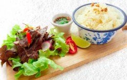 BBQ BEEF STICKY RICE