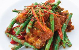 PAD PRIK KHING MOO GROB